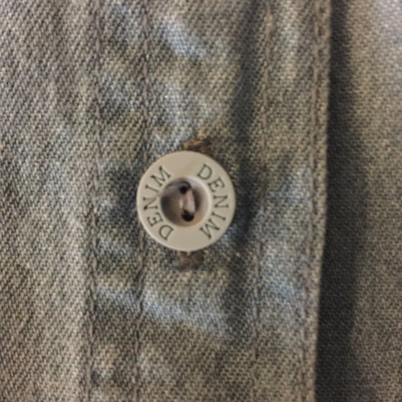 Las Vegas Nevada Poker Chips Blue Denim Button - Picture 7 of 7